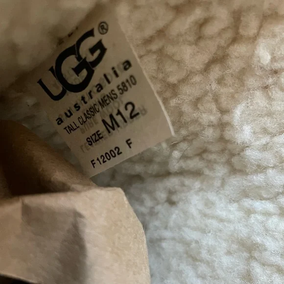 Vintage | HTF ugg Australia classic tall cream boots men - Picture 7 of 8